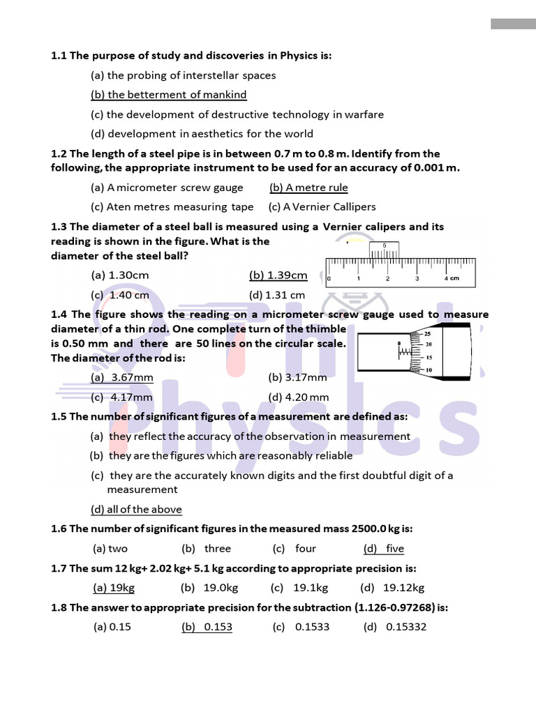 Significant Figures and Measurement Accuracy | PDF | Significant ...