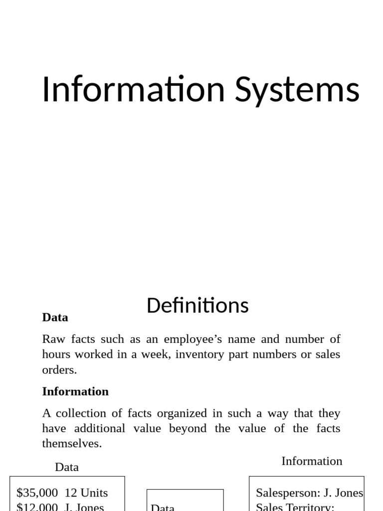 Introduction Information System | PDF | System | Decision Making