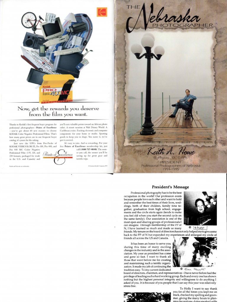 Keith Howe 1994-1995 PPN President Book | PDF