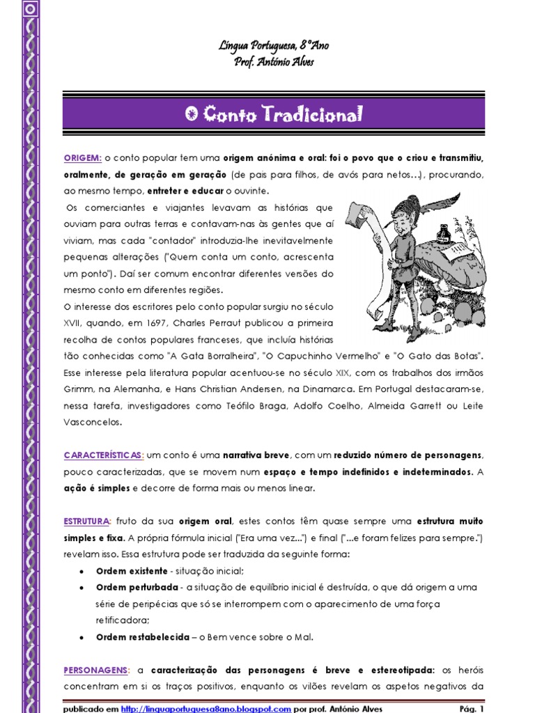 Conto Tradicional - origem e características (blog8 11-12)