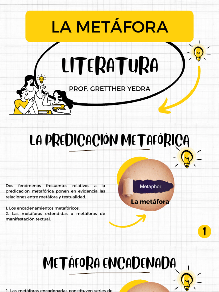 Metáfora Extendida en Textos Literarios | PDF | Metáfora | Información