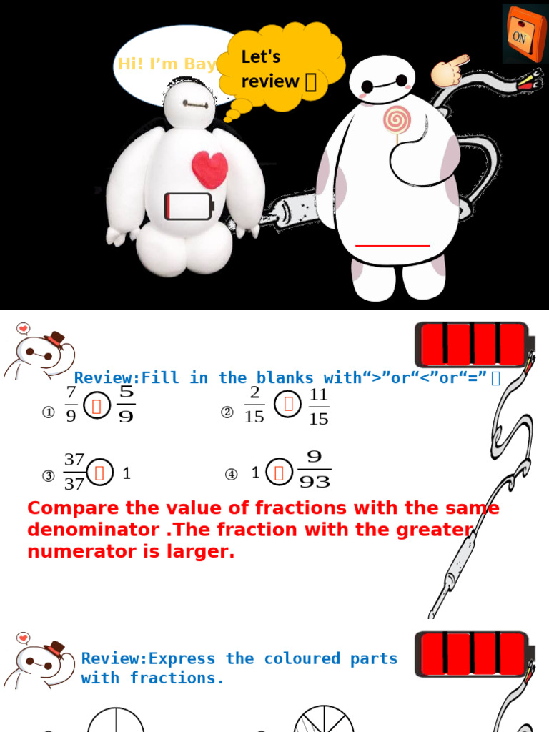 Comparing Fractions With Same Numerator | PDF | Mathematical Notation ...