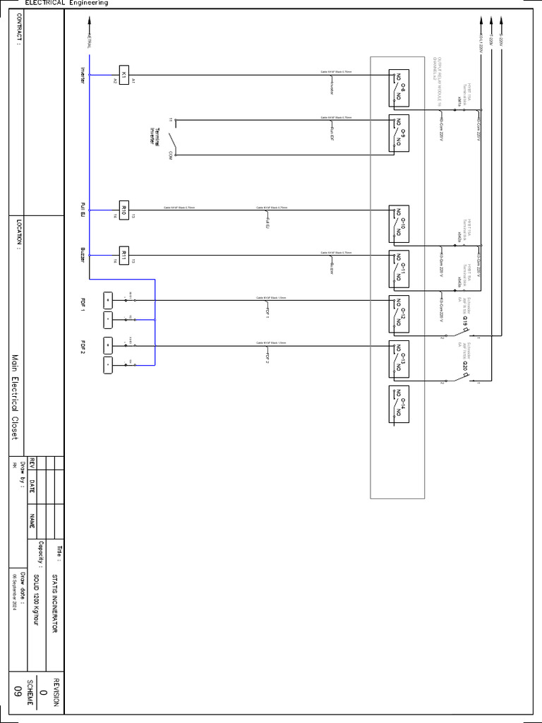Cable Specifications and Wiring Details | PDF | Electrical Engineering ...