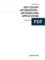 Avi Ostfeld Ant Colony Optimization - Methods and Applications 0