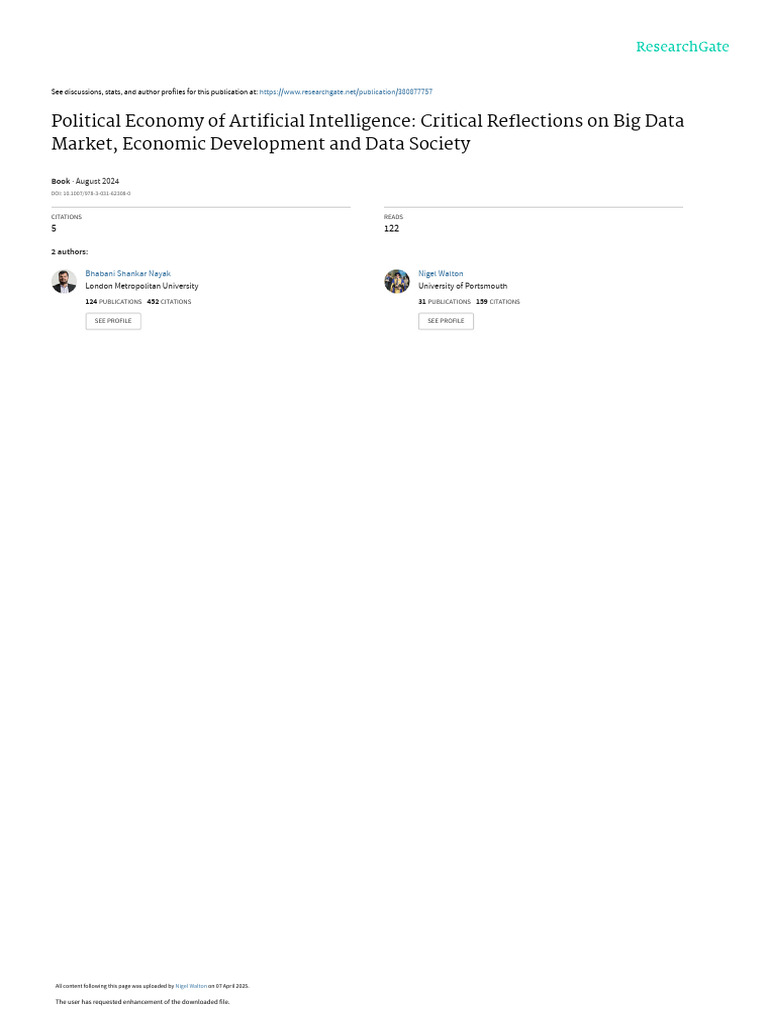 AI's Impact on Data-Driven Society | PDF | Artificial Intelligence ...
