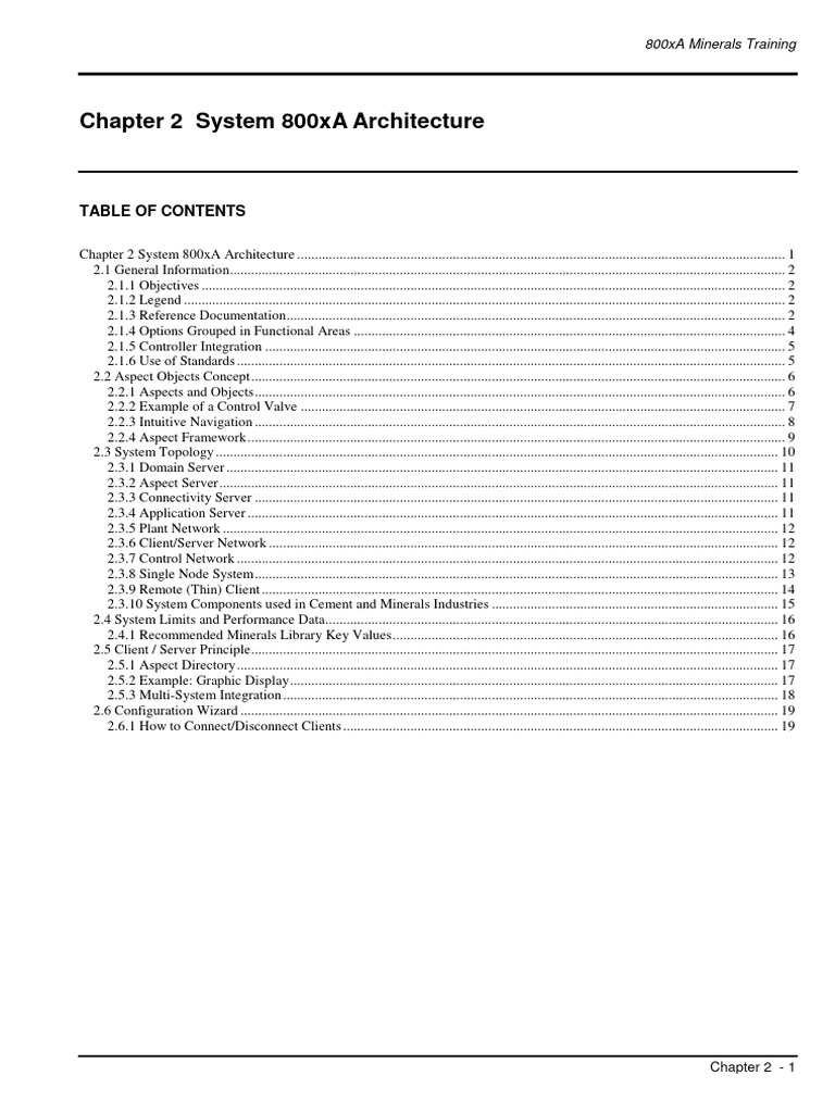 800xA System Architecture Overview | PDF | Computer Network | Server ...