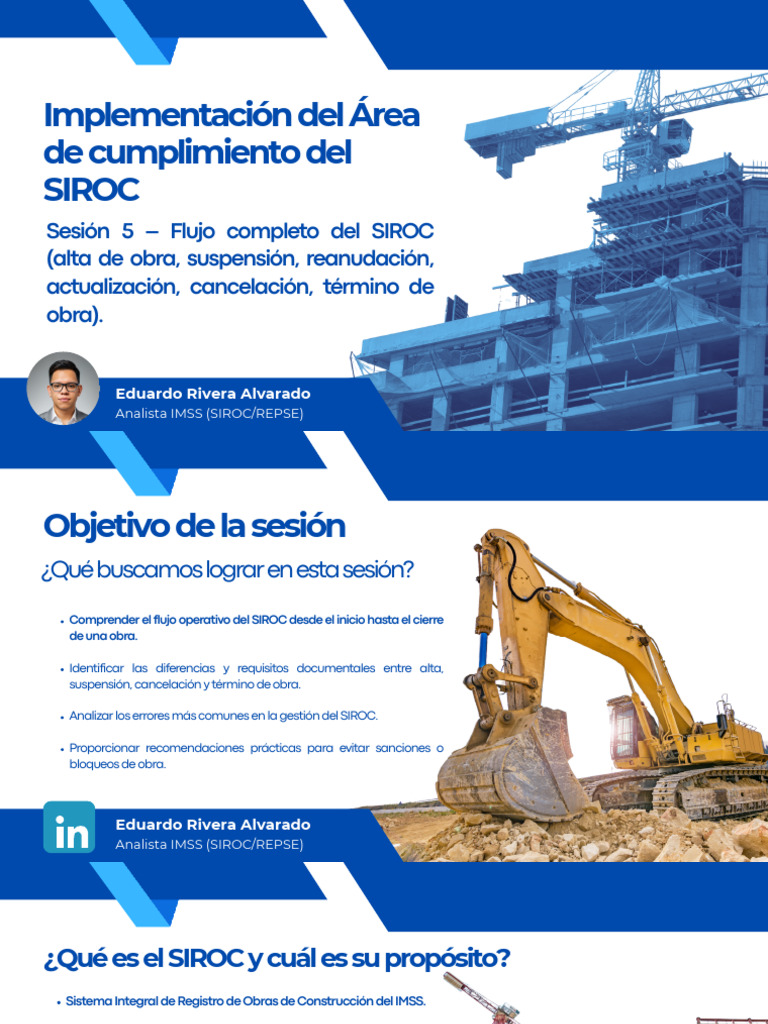Flujo Operativo del SIROC en Obras | PDF