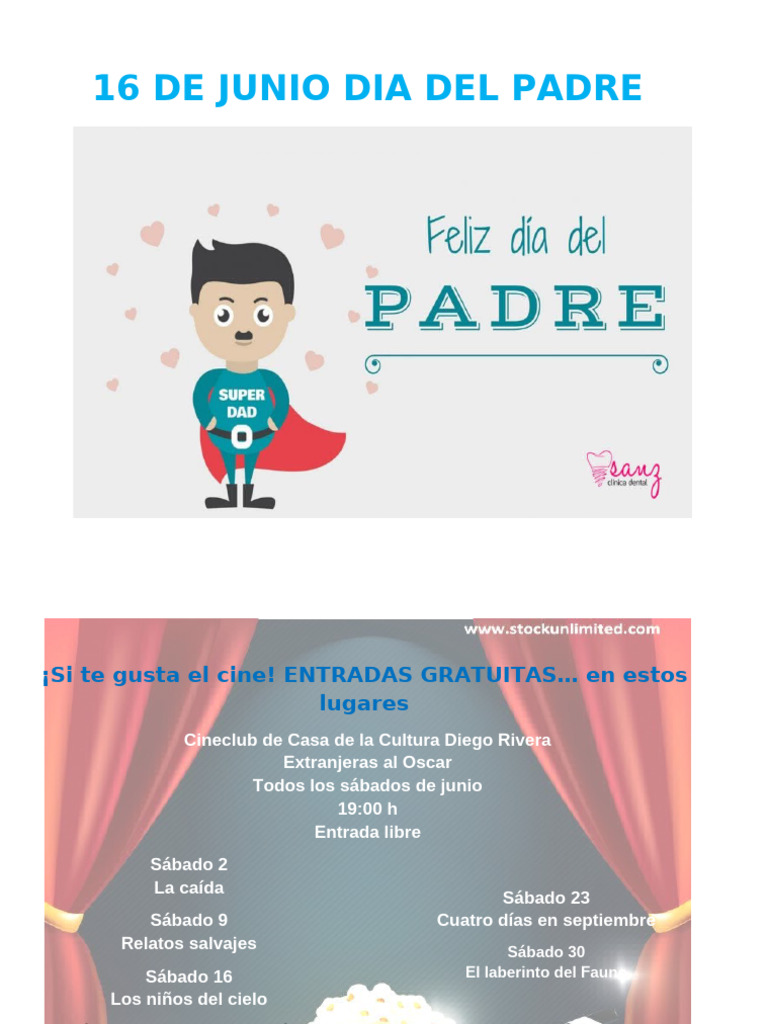 16 de Junio Dia Del Padre | PDF