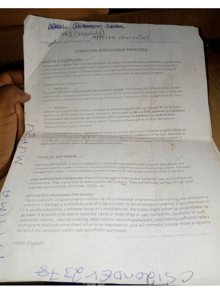 Computer Package | PDF