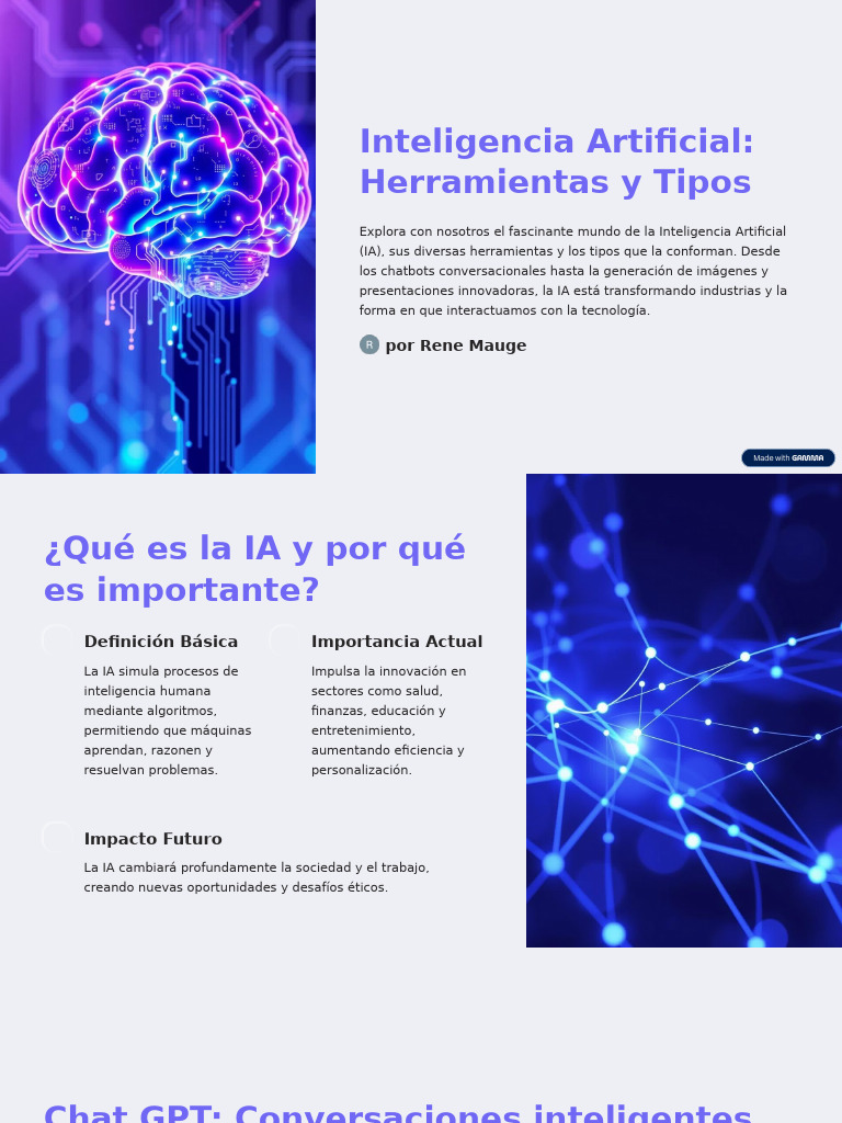 Herramientas y Tipos de IA | PDF | Inteligencia artificial ...