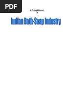 Download A Project Report on Indian Bath Soap Industry by Alok Prasad SN87083659 doc pdf