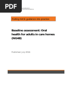 OHAT Tool for Nursing Oral Assessments | PDF | Oral Hygiene | Dentistry
