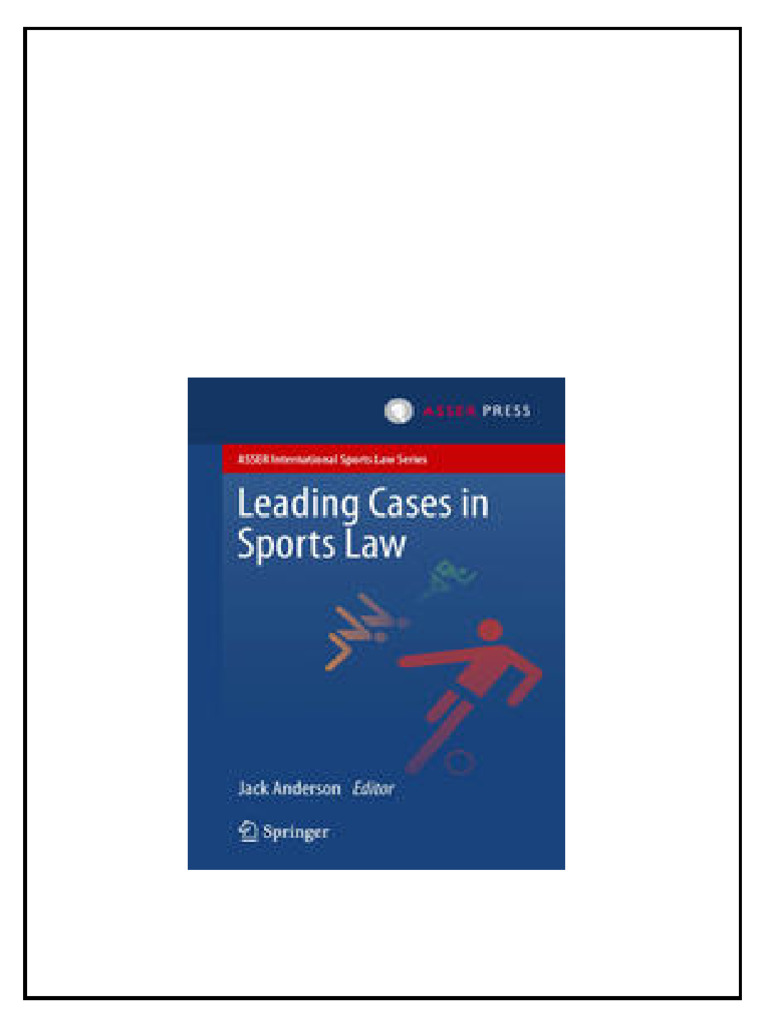 Leading Cases in Sports Law 1st Edition Jack Anderson Auth PDF Download ...