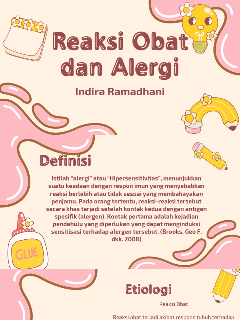 Reaksi Alergi Obat: Tipe dan Manajemen | PDF