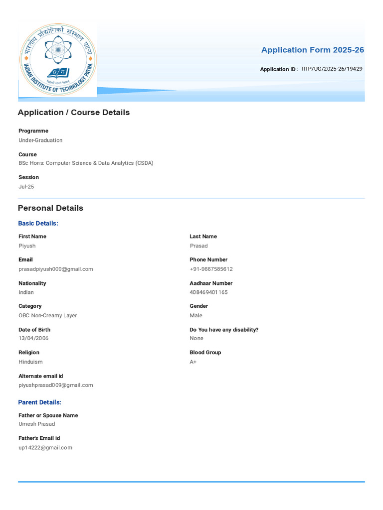 Application PDF - Application PDF | PDF | Educational Stages
