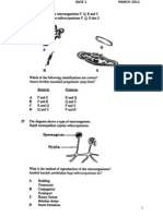 Science Form 5 Quiz 1 MARCH 2011