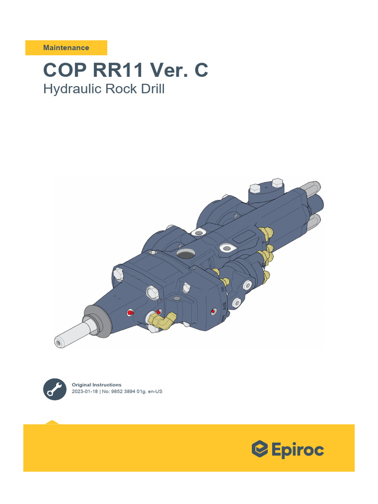 9852 3894 01g Maintenance COP RR11 Ver. C Boltec 235 | PDF | Screw ...
