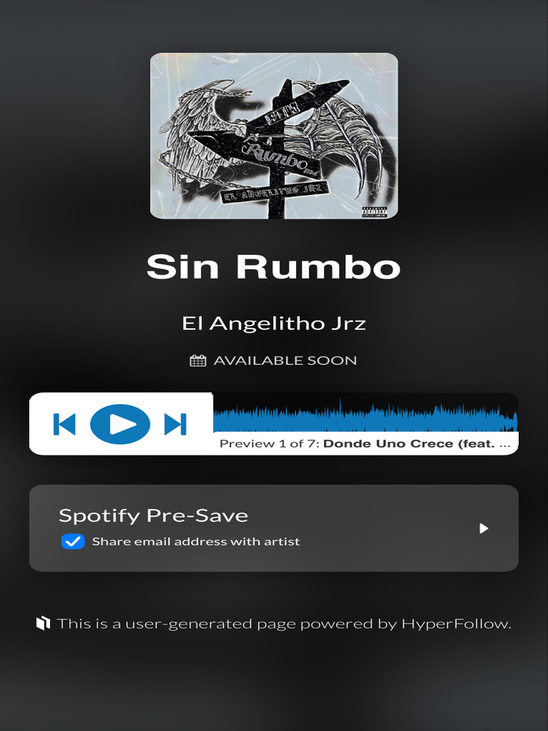 Sin Rumbo by El Angelitho JRZ - DistroKid | PDF