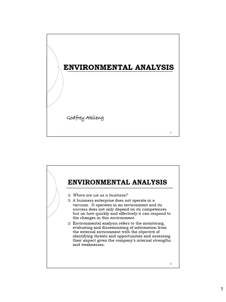 Environmental Analysis2 | PDF | Market Segmentation | Economies