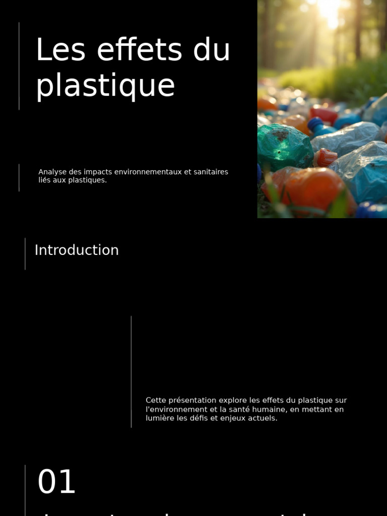Impacts du plastique sur santé et environnement | PDF | Environnement ...
