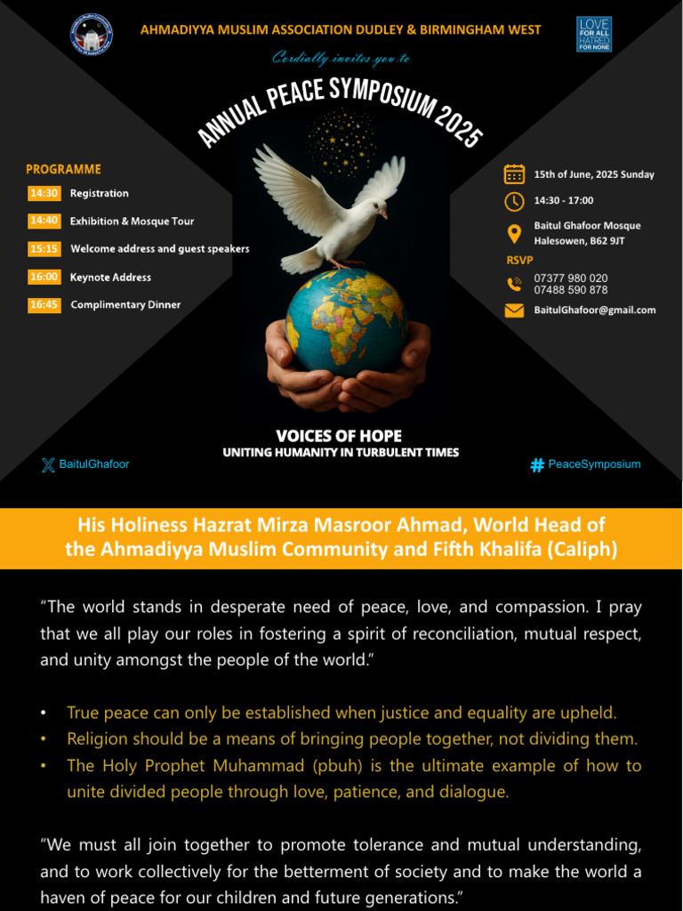 Peace Symposium 2025 01 06 | PDF