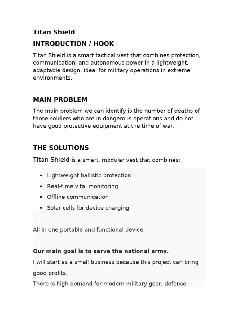 Draft Pitch | PDF