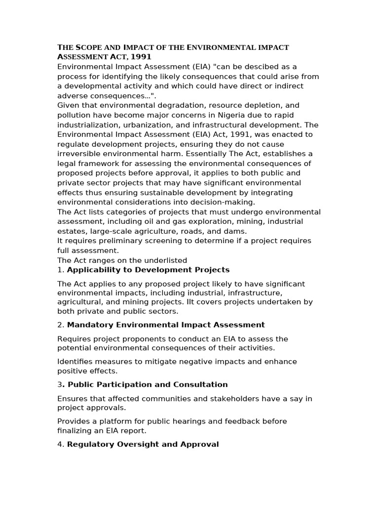 Environmental Law Group 22 | PDF | Environmental Impact Assessment ...