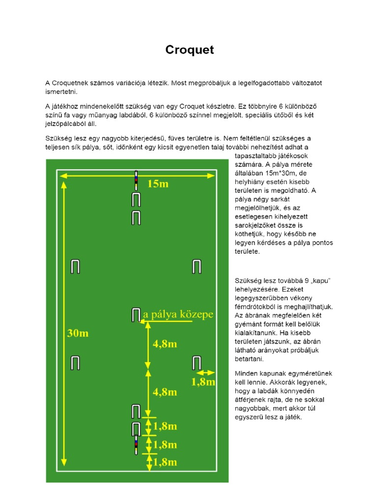 Croquet | PDF