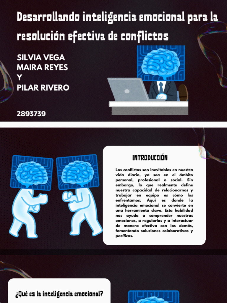 Inteligencia Emocional y Resolución de Conflictos | PDF | Inteligencia ...