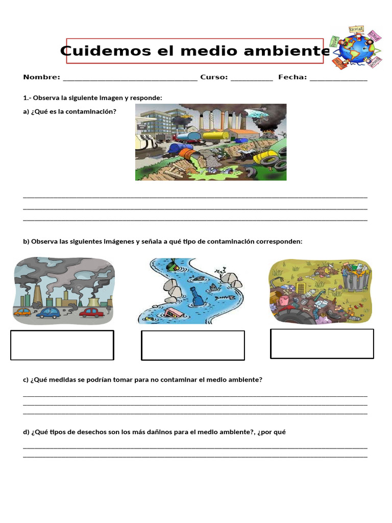 Estrategias para Cuidar el Medio Ambiente | PDF | Residuos | Reciclaje
