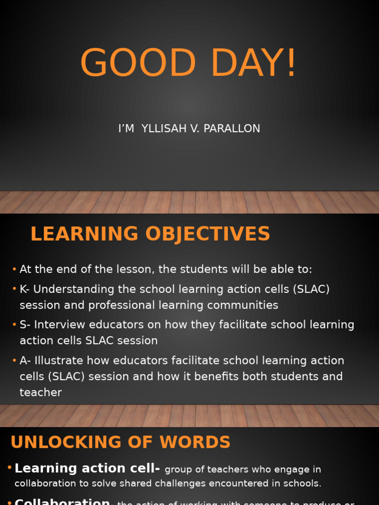 PowerPoint Presentation | PDF | Teachers | Learning