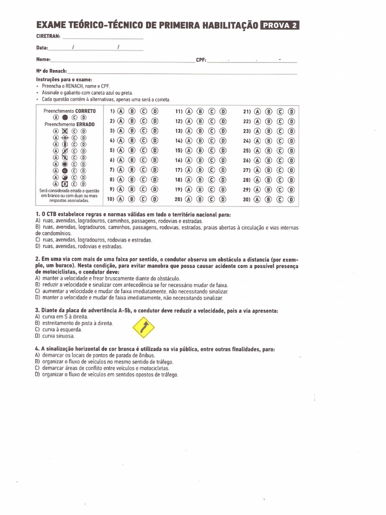 Prova 2 Simulado | PDF