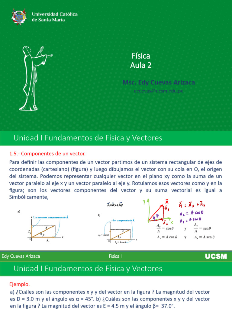 Vectores Concurrentes en Física | PDF | Vector Euclidiano | Sistema de ...