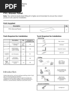 PVC Ceiling Panel Installation Guide | PDF | Ceiling | Door