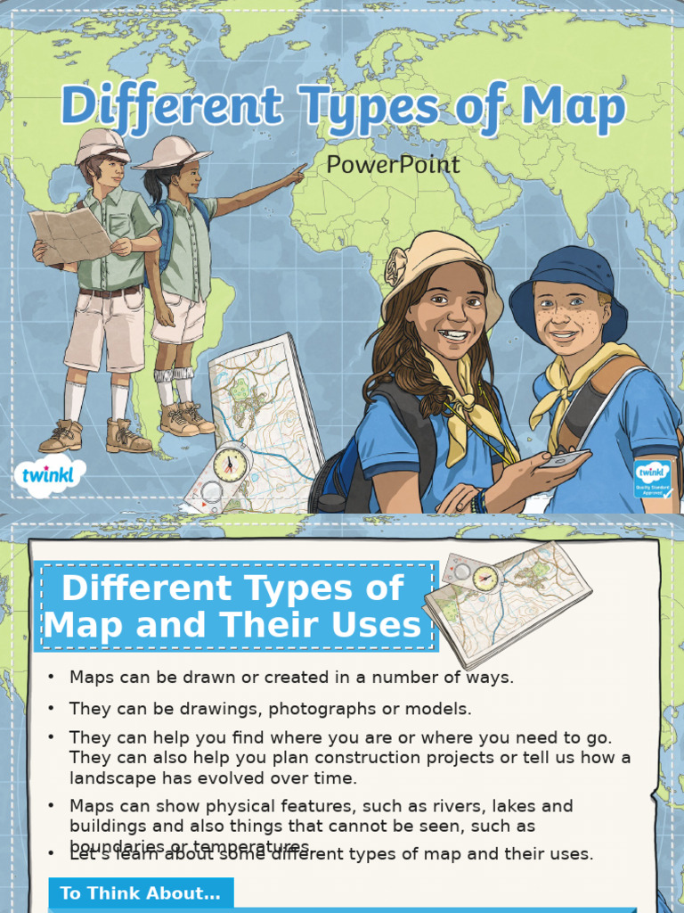 T G 1664200387 Different Types of Map Powerpoint Ver 1 | PDF | Map ...