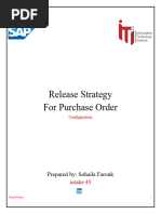 SAP MM Purchase Order Release Strategy | PDF | Computing
