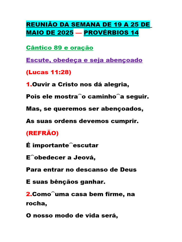 Provérbios 14 | PDF | Sabedoria | Bíblia, image size:768x1024