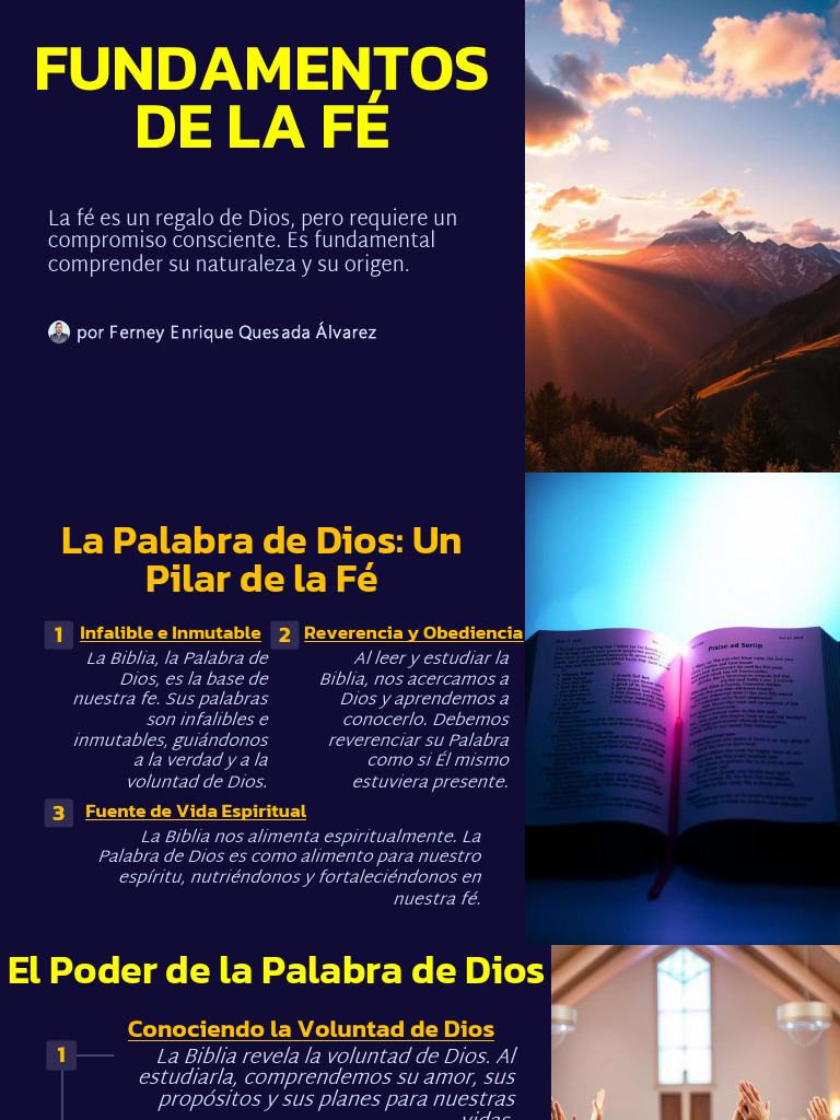 Fundamentos de la Fe Cristiana | PDF | Fe | Verdad