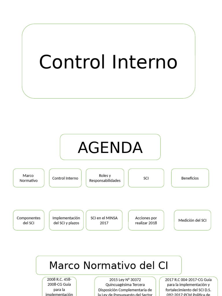 Implementación del Sistema de Control Interno | PDF | Corrupción ...