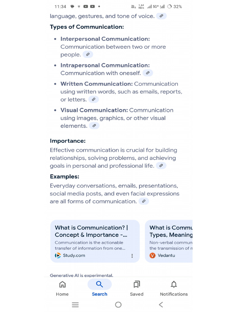 Class Notes of Communication | PDF