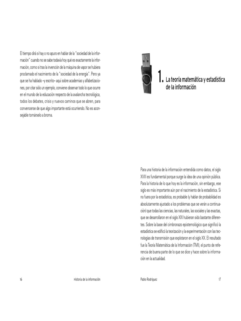CAP 1 Y 2 Historia - de - La - informacion-libro-ESPANOL-9-27 | PDF ...