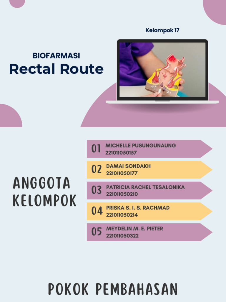 Sistem Pengiriman Obat Rektal | PDF