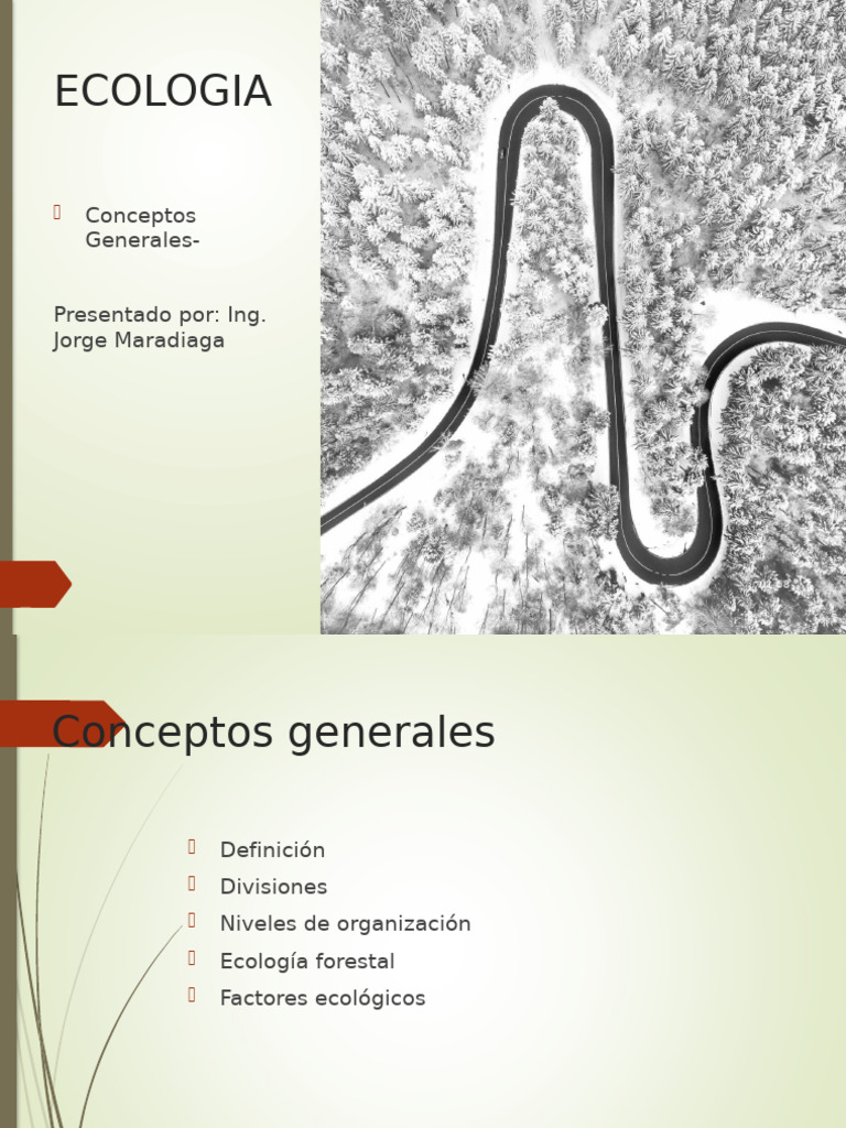 Conceptos Generales de Ecologia 1 | PDF | Ecología | Ecosistema