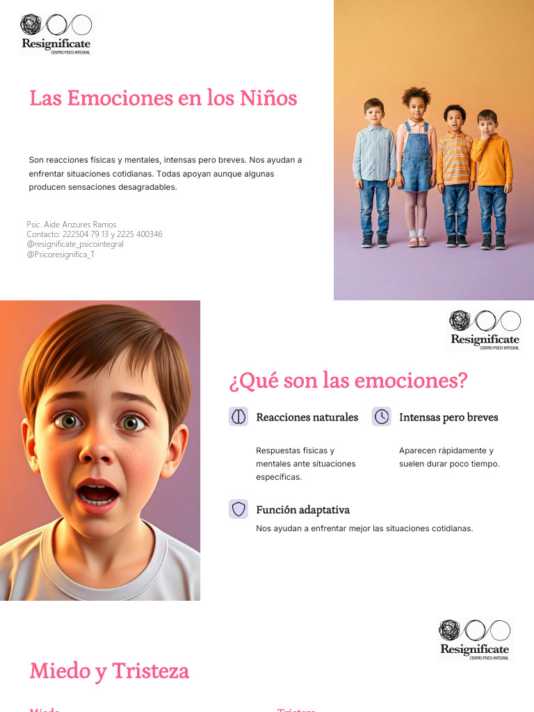 Las Emociones en Los Ninos | PDF | Las emociones | Mente
