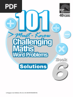 101 Challenging Math Word Problems Book 6 | PDF