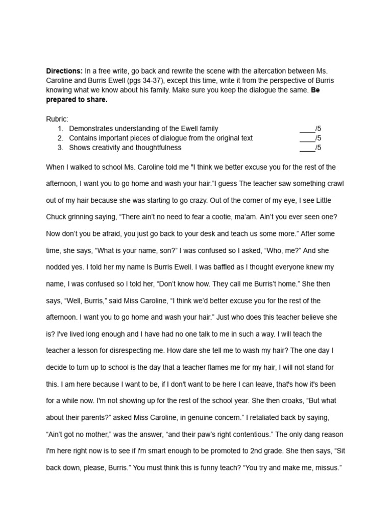 Ewell Re-Write | PDF
