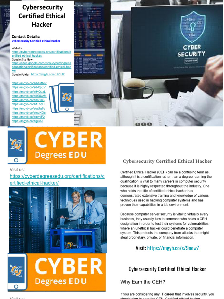 CEH Certification Overview and Training | PDF | Security | Computer ...