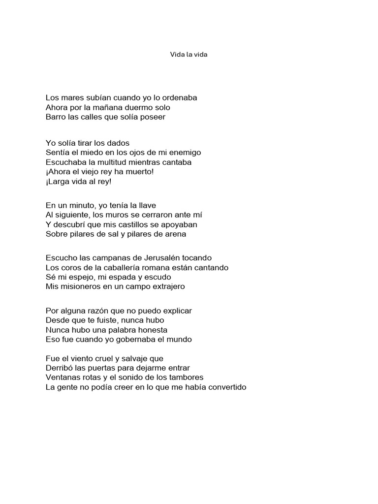 Letra de 