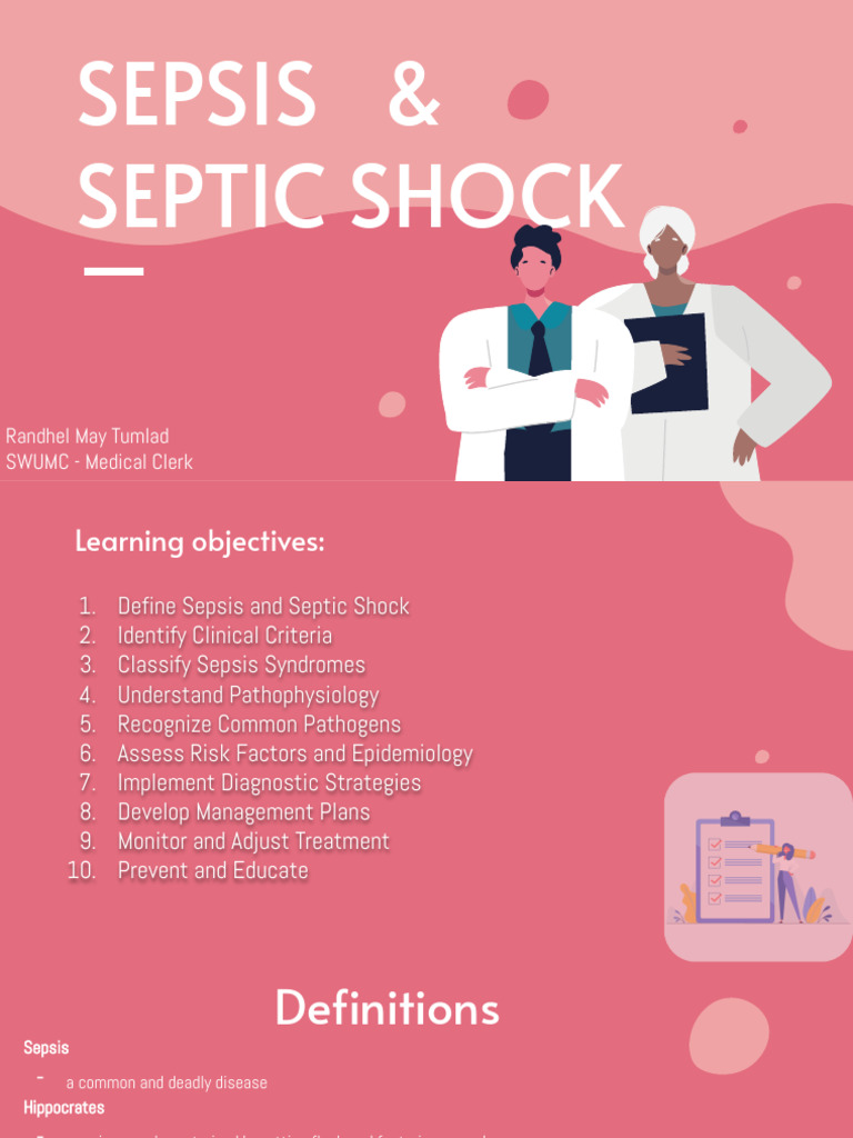 Sepsis and Septic Shock Overview | PDF | Sepsis | Shock (Circulatory)