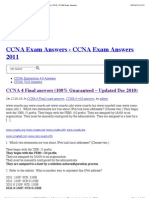 CCNA 4 Final answers (100% Guaranteed – Updated Dec 2010) | CCNA Exam Answers